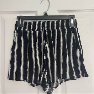 Striped Flowy Shorts